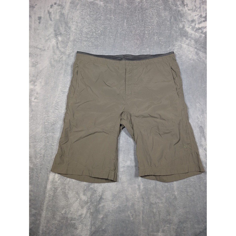 The North Face Shorts Mens 36 Brown 12 Inch Inseam Nylon Quick Dry Hiking